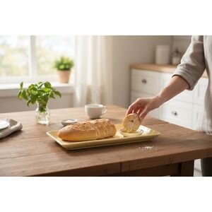 Maioliche Jessica Serving Platter Unisex OS Yellow NWOT Ceramic Italian Tray